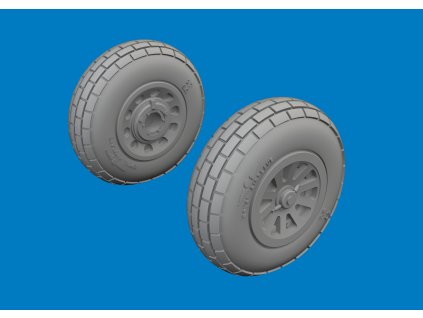 P-51D wheels block tread 1/72 recommended for ARMA HOBBY