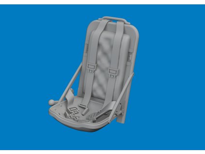 P-51D seat w/ integral seat belts PRINT 1/72 recommended for ARMA HOBBY