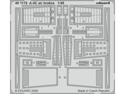 A-4C air brakes 1/48 recommended for HOBBY BOSS