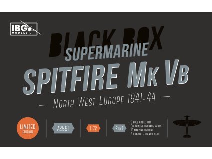 1/72 Supermarine Spitfire Mk Vb - North West Europe 1941-44 - Black Box Limited Edition
