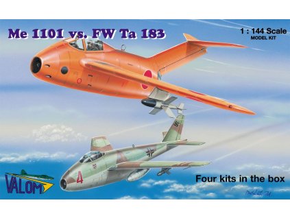 1/144 Me 1101 vs FW Ta 183 - Valom