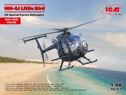 1/48 MH-6J Little Bird US Special Forces Helicopter