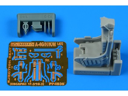 1/48 A-4G/H/K/M Skyhawk II late ejection seat (ESCAPAC 1F-3/1G-3 type)