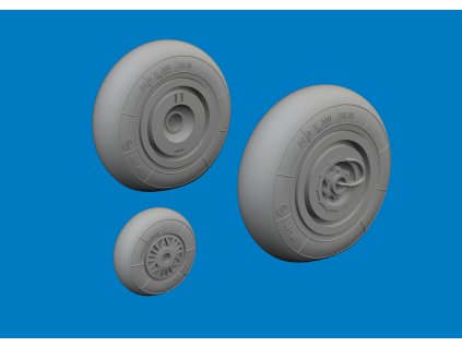Hs 129B wheels 1/48 recommended for TAKOM