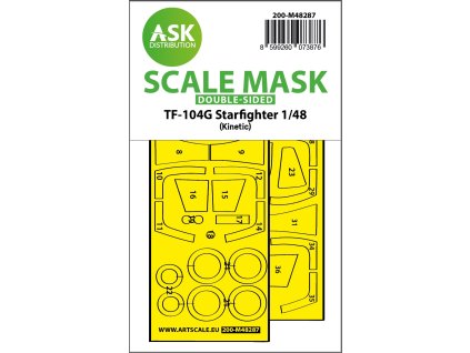 95 42431 200 m48287 tf 104g starfighter double sided express fit mask for kinetic
