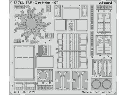 TBF-1C exterior 1/72 recommended for HOBBY BOSS