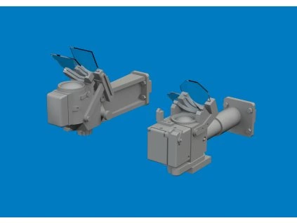 Bf 109G gun sights PRINT 1/24 recommended for AIRFIX