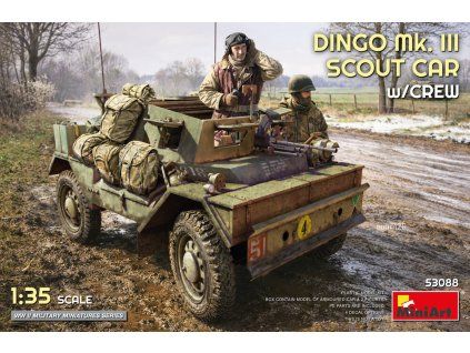 1/35 Dingo Mk. III Scout Car  w/Crew