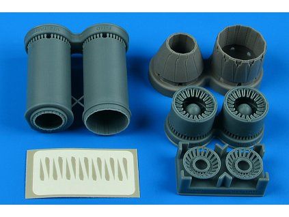 1/72 F-14D Tomcat exhasut nozzles - varied