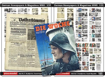 1/35 German Newspapers and Magazines - Prints on the Paper