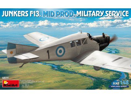 1/48 Junkers F13. Mid Prod. Military Service