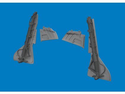 Fw 190A-3/A-4 undercarriage legs PRINT 1/48 recommended for EDUARD
