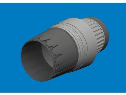 F-16I SUFA exhaust nozzle PRINT 1/48 recommended for GREAT WALL HOBBY