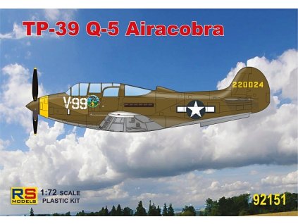 Plastikový model letadla 1/72 TP-39Q Airacobra 3 decal v. for USA, USSR