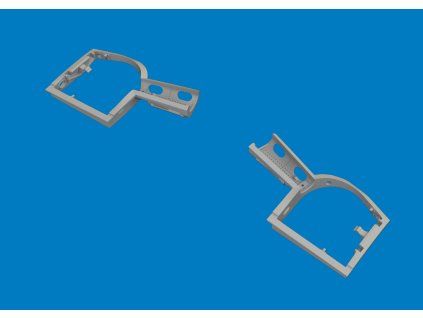Bf 109K-4 wheel bays PRINT 1/72 recommended for EDUARD
