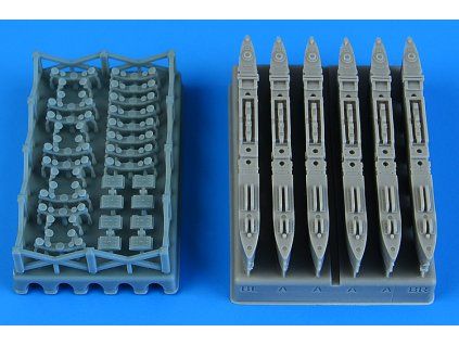 1/48 Mil Mi-8MT/Mi-17 pylons - for ZVEZDA