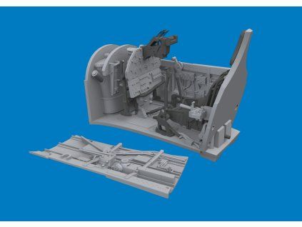 P-40K cockpit PRINT 1/48 recommended for EDUARD