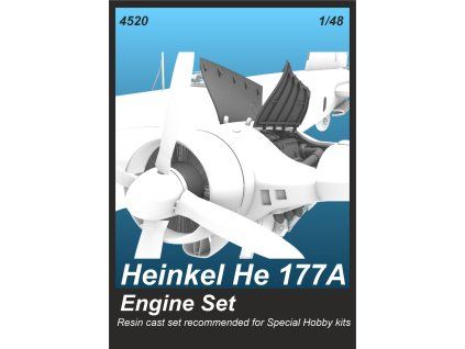 Heinkel He 177A Engine set 1/48 / for SH kits
