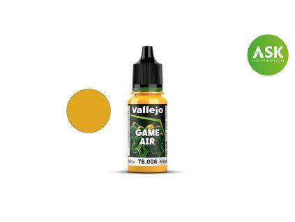 Vallejo Game Air 76006 Sun Yellow Color (18 ml)