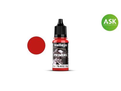 Vallejo Primer 70632 Bloody Red Primer (18 ml)