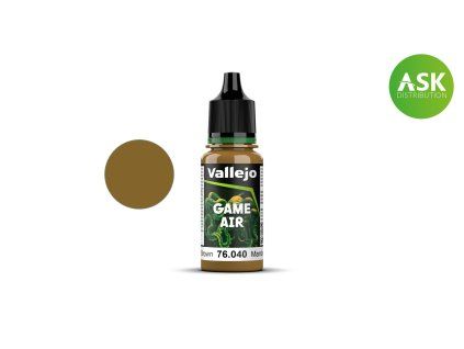 Vallejo Game Air 76040 Leather Brown Color (18 ml)