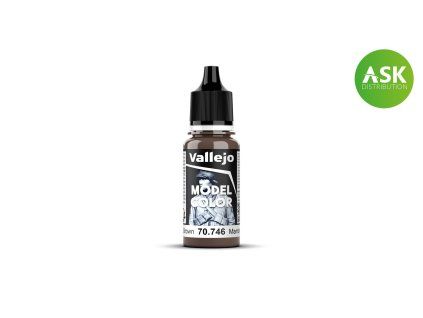 Vallejo Model Color 70746 Chestnut Brown Matt (18 ml)