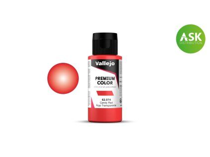 Vallejo Premium Color 62074 Candy Red Candy (60 ml)