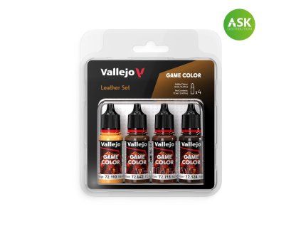 Vallejo Game Color 72385 Leather Set 4 colors (18 ml)
