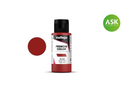 Vallejo Premium Color 62005 Bright Red Opaque (60 ml)