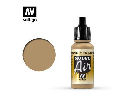 Vallejo Model Air 71027 Light Brown Color (18 ml)