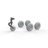 1/72 MiG-17 wheels for AIRFIX kit