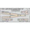 Spitfire Mk.IXc seatbelts STEEL 1/24 recommended for AIRFIX