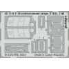 F-16 reinforcement straps STEEL 1/48 recommended for KINETIC