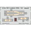 F6F-5 seatbelts STEEL 1/24 recommended for AIRFIX