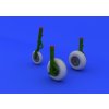 1/48 Me 262 wheels for TAMIYA kit