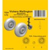 83501 1 72 vickers wellington mainwheels and tailwheel w leg for special hobby kits