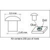 Rivets 0,4 mm