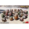88967 1 35 wooden barrels small size