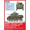1/48 M5A1 Stuart Late (British) Conversion set / for Tamiya kit