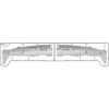 1/48 P-47M Thunderbolt dorsal fin basic kit