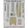 MC.200 Saetta seatbelts STEEL 1/32 recommended for ITALERI