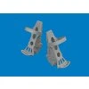Bf 109G-5/6 rudder pedals PRINT 1/24 recommended for AIRFIX