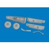 P-40K tail wheel bay PRINT 1/48 recommended for EDUARD