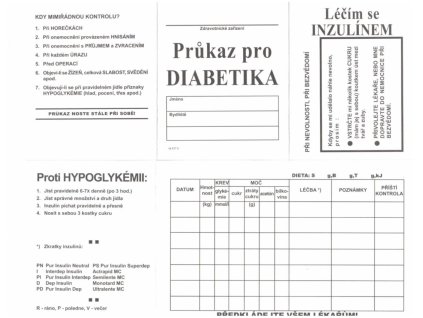 Průkaz diabetika 14677.0