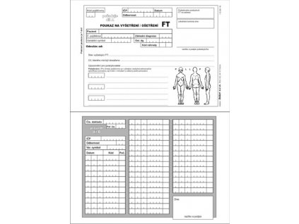 Poukaz na vyšetření - ošetření FT A5 (varianta volné listy, 100 ks)