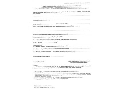 Lékařský posudek o zdrav.způsobilosti k řízení mot.vozidel