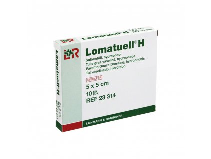 Mastný tyl Lomatuell sterilní (varianta 10 x 30 cm / 10 ks)