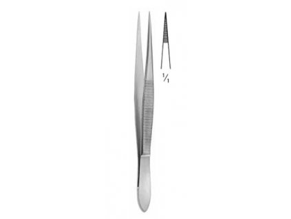 Pinzeta anatomická špičatá CM (varianta 14,5 cm)