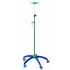 Infúzní stojan pro dětské ordinace (varianta stojan zeleno-modrý)