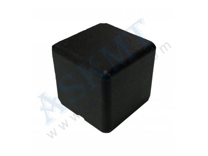 450 400 024 - Krycí víčko rohového úhelníku 30x30x30 ZN, hranaté, PA, černé, ASKMT-00